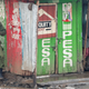 Opposition supporters clash with police in Kibera slum in Nairobi.